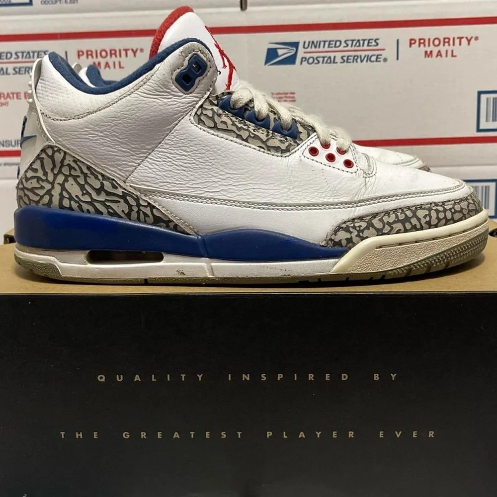 Nike Air Jordan 3 Retro “True Blue” 2016 Shoes sneakers hype streetwear school